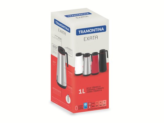 Bule Térmico Extata Tramontina Preto 1 L