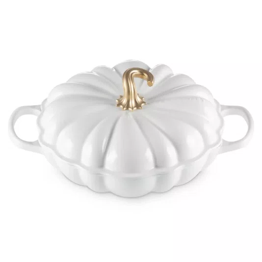 Caçarola Buffet Abóbora Halloween Le Creuset Branco 28 cm