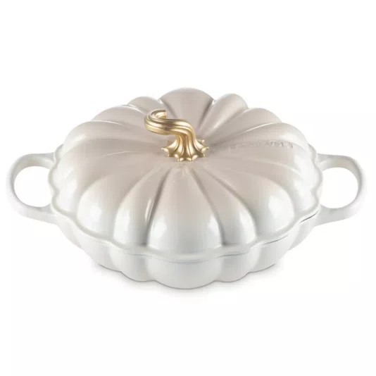 Caçarola Buffet Abóbora Halloween Le Creuset Meringue 28 cm