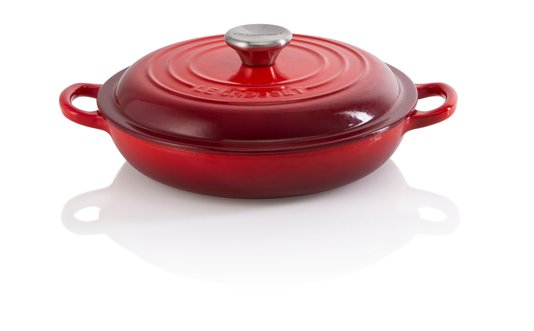 Caçarola Buffet Ferro Fundido Le Creuset Signature Vermelho 30 cm