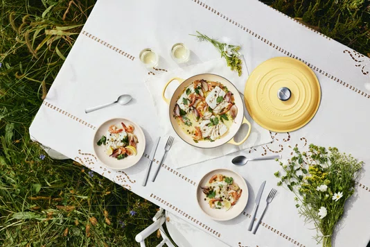 Caçarola Buffet Signature Le Creuset Camomille 30 cm
