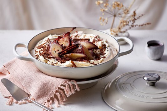 Caçarola Buffet Signature Le Creuset Meringue 30 cm