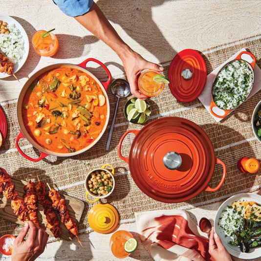 Caçarola Marmita Signature Le Creuset Laranja 32 cm