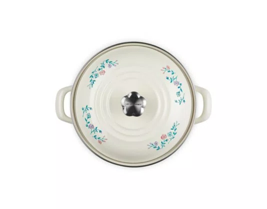 Caçarola Redonda EOS em Aço Inox Esmaltado Flow Le Creuset 20 cm