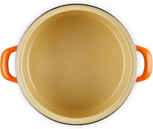 Caçarola Redonda EOS em Aço Inox Esmaltado Le Creuset Laranja 20 cm