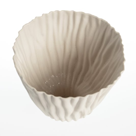 Cachepot Raiz em Porcelana Nicole Toldi 20 cm