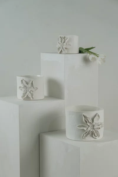 Cachepot Série Orquídea Atelier Le Motif 15 x 19 cm