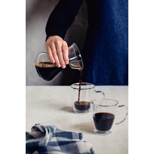 Cafeteira Com Filtro Coador Vidro Borossilicato Tramontina