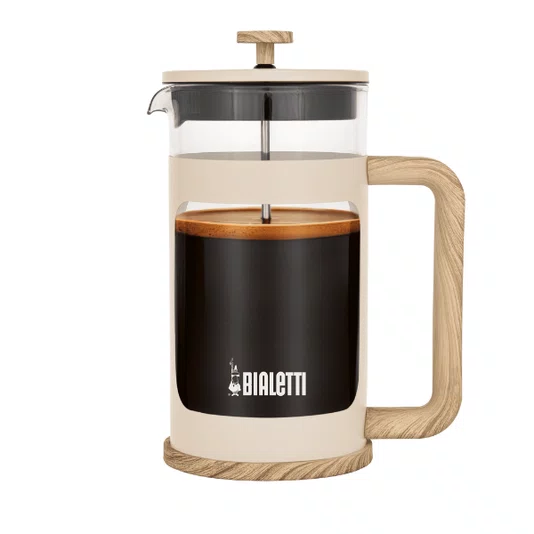 Cafeteira French Press Woody Bialetti Bege 1000 ml