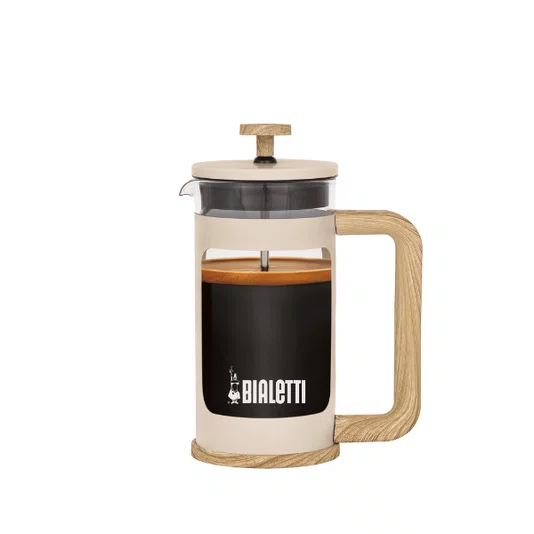 Cafeteira French Press Woody Bialetti Bege 350 ml