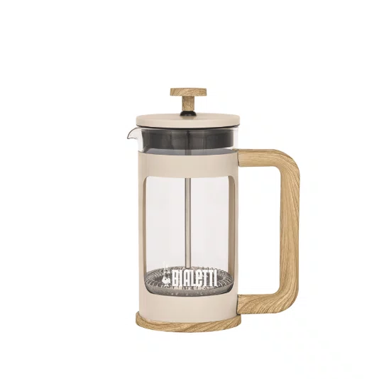 Cafeteira French Press Woody Bialetti Bege 350 ml