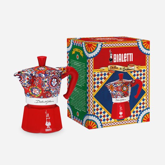 Cafeteira Moka Express Dolce & Gabbana Bialetti 3 Xícaras