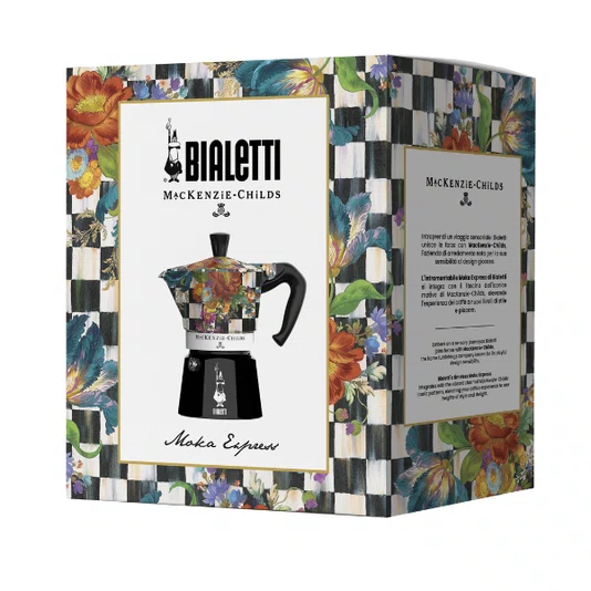 Cafeteira Moka Express MacKenzie-Childs Bialetti 3 Xícaras