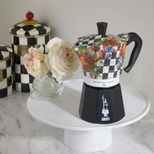 Cafeteira Moka Express MacKenzie-Childs Bialetti 3 Xícaras