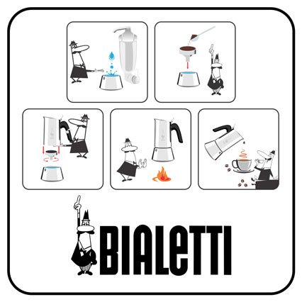 Cafeteira Vênus Cobre 6 Xícaras Bialetti
