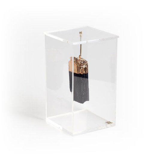 Caixa De Acrílico P Turmalina Negra