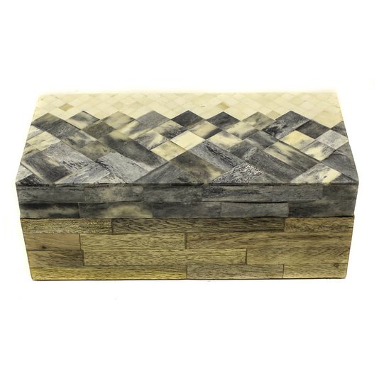 Caixa de Osso Antica 20,5 x 10 x 8 cm Caixa de Osso Antica 20,5 x 10 x 8 cm