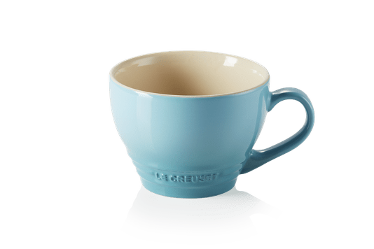 Caneca Bistro Cerâmica Le Creuset Azul Caribe 400 ml