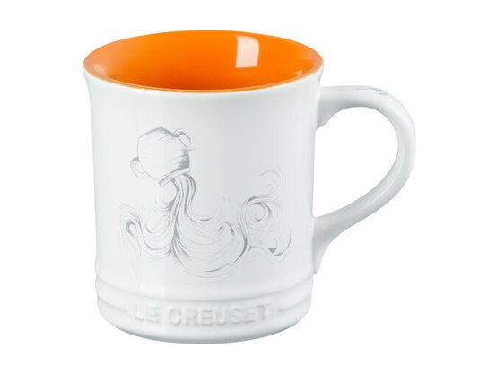 Caneca de Cerâmica Seattle Zodíaco Aquário Le Creuset Branco 400 ml