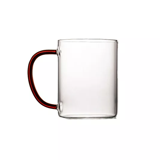 Caneca em Vidro Borossilicato Âmbar 420 ml