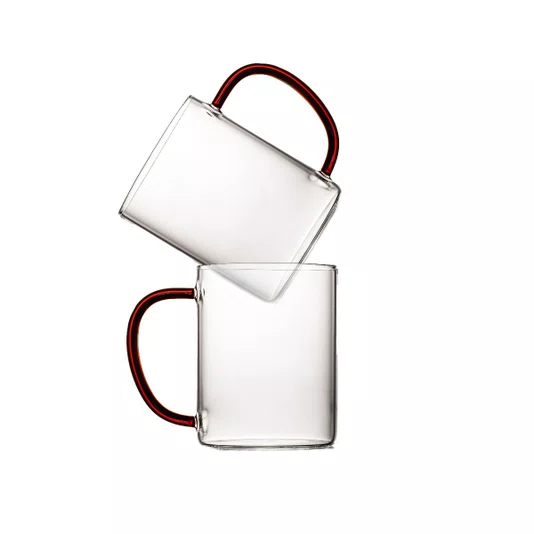 Caneca em Vidro Borossilicato Âmbar 420 ml