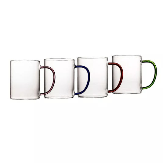 Caneca em Vidro Borossilicato Verde 420 ml