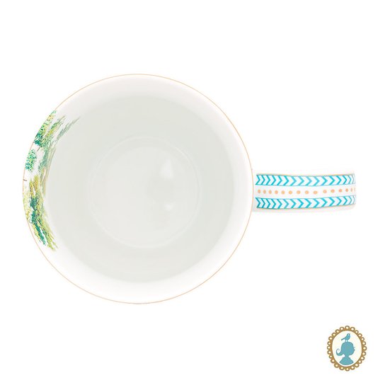 Caneca Extra Grande de Porcelana Garça Jolie Pip Studio Branco 450 ml
