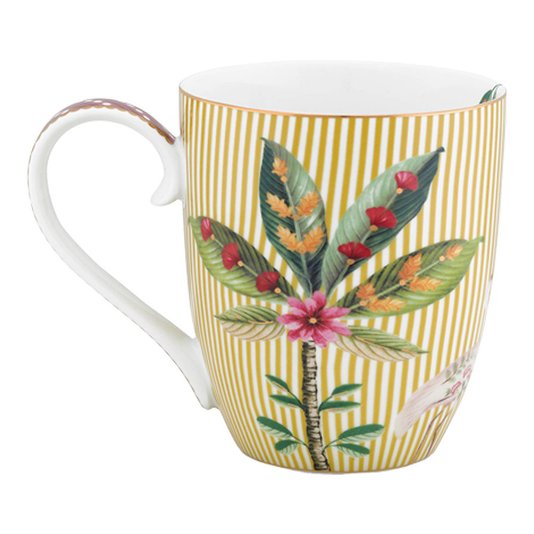 Caneca Extra Grande La Majorelle Pip Studio Amarelo 450 ml