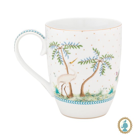 Caneca Grande Dots Jolie Pip Studio Branco 350 ml