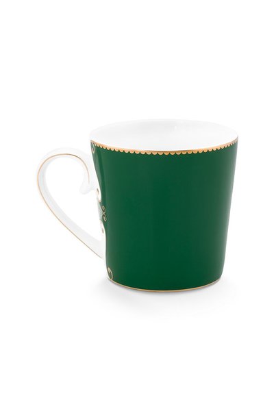 Caneca Grande Love Birds Pip Studio Verde Escuro 250 ml