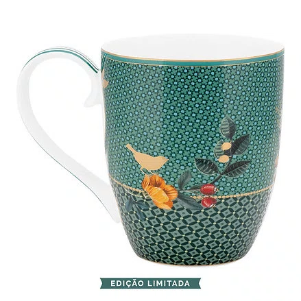 Caneca Grande Rabbit Winter Wonderland Pip Studio Verde