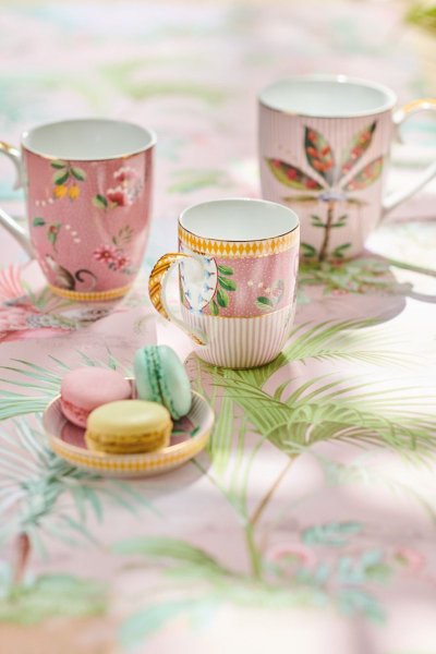 Caneca Grande Rosa La Majorelle Pip Studio 350 ml