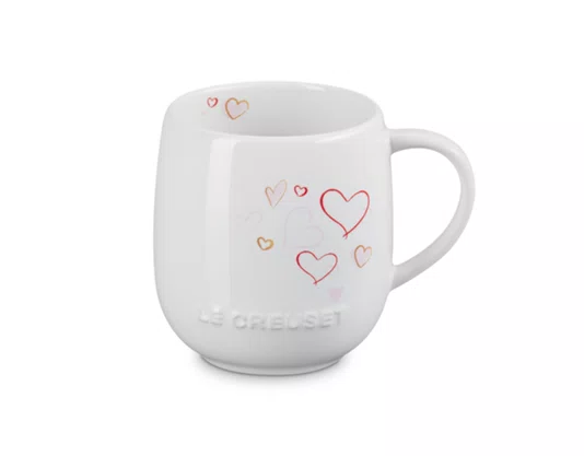 Caneca Mon Coeur Le Creuset Branco 380 ml