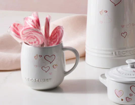 Caneca Mon Coeur Le Creuset Branco 380 ml