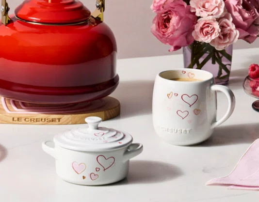 Caneca Mon Coeur Le Creuset Branco 380 ml