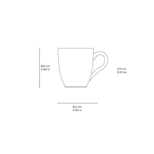 Caneca Orgânico Latte Porto Brasil 273 ml