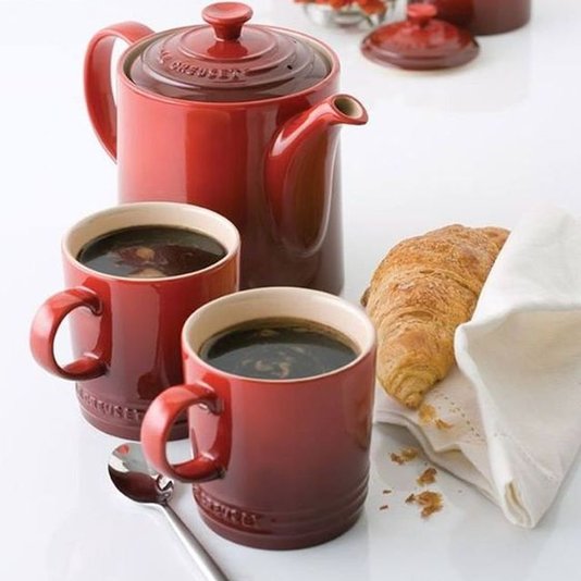 Caneca para Espresso Le Creuset Vermelha 100 ml