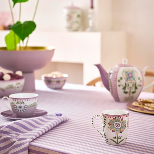 Caneca Pequena Lily & Lotus Pip Studio Off White 145 ml