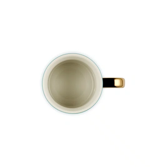Caneca Seattle com Alça Dourada Le Creuset Bleu Riviera 400ml