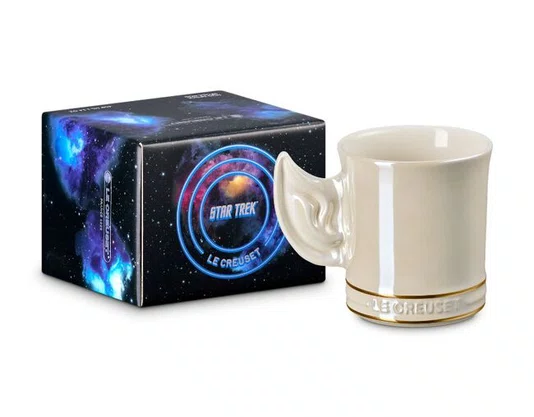 Caneca Spock Star Trek Pearlized Le Creuset Creme 400 ml