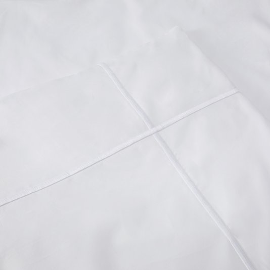 Capa de Duvet Queen Athena 500 Fios Yves Delorme Branco 2,60 x 2,40 m