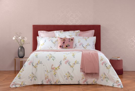 Capa De Duvet Herba Super King 200 Fios Yves Delorme Estampado 2,40x280m