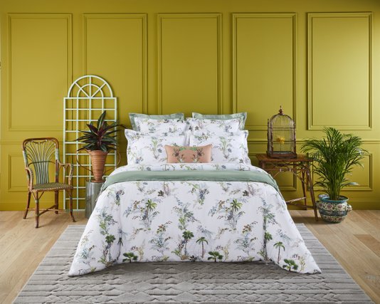 Capa de Duvet Queen Jardins Yves Delorme Paris 2,60 x 2,40 m