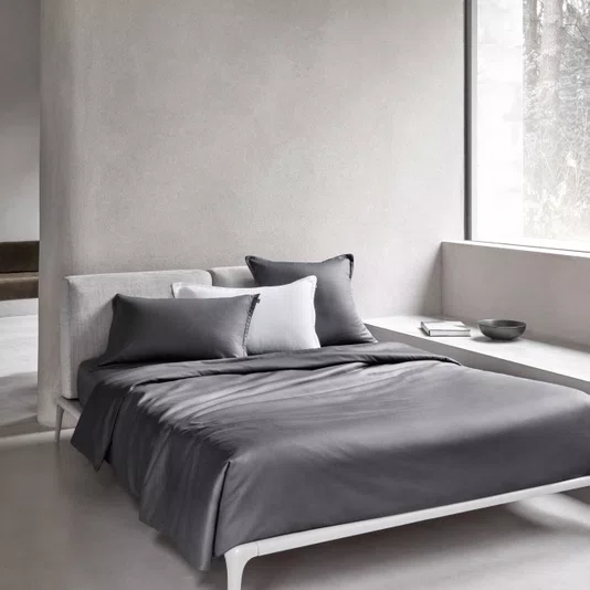 Capa de Duvet Queen Loft 300 Fios 2,60 x 2,40 Boss Home Carbono