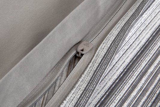 Capa de Duvet Queen Metastripe 300 Fios Algodão Orgânico Boss Home
