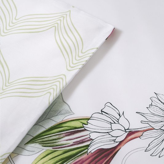 Capa De Duvet Riviera Super King 300 Fios Yves Delorme Estampado 2,80x2,40m