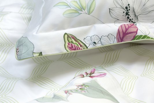 Capa De Duvet Riviera Super King 300 Fios Yves Delorme Estampado 2,80x2,40m