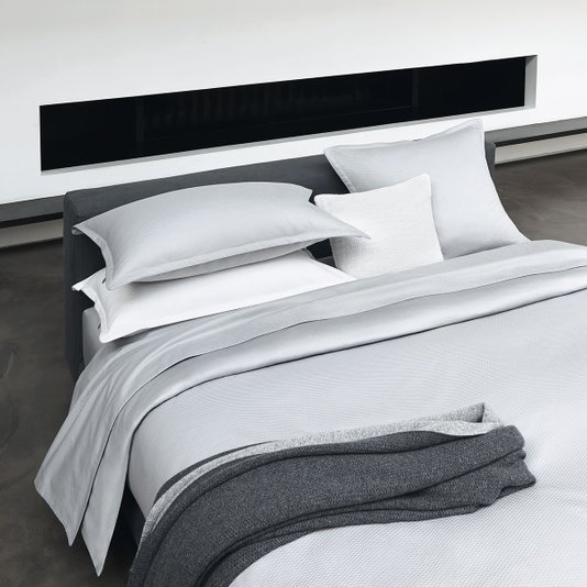 Capa Duvet Loft Queen 300 Fios Hugo Boss Home Cinza 2,60x2,40m