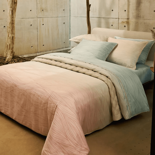 Jogo Capa de Edredom Duvet Queen 300 Fios The Pier 55 By The Bed Estampado