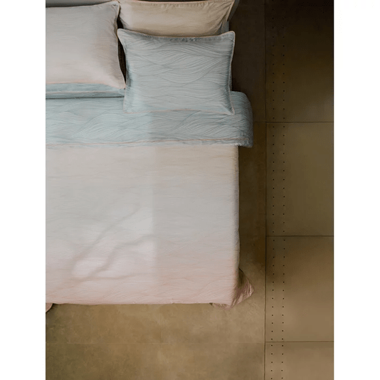 Jogo Capa de Edredom Duvet Queen 300 Fios The Pier 55 By The Bed Estampado